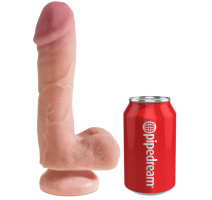 Реалистичный фаллос на присоске 7,5'' Dual Density Cock with Balls