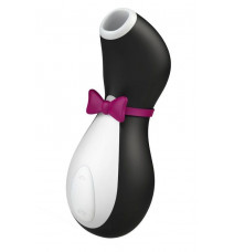 Клиторальный стимулятор Satisfyer Pro Penguin NG, черно-белый 