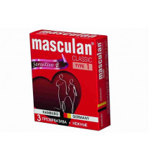 Презервативы Masculan тип 1 "НЕЖНЫЕ" (3 шт.)