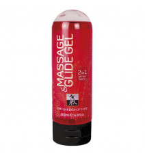 Массажное масло Massage & Glide Gel с клубничным ароматом 200 мл