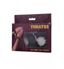 Наручники черные Love Cuffs Theatre