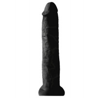 Фаллоимитатор-гигант на присоске черный King Cock 13 Cock Black