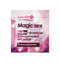 Гель лубрикант на водной основе Lovegel M Magic, 4 г (в упаковке 5 шт)