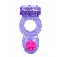 Эрекционное кольцо с вибрацией Rings Ringer purple