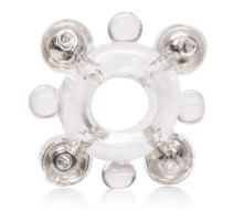 Эрекционное кольцо с бусинами Basic Essentials® Enhancer Ring with Beads