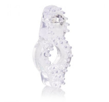 Эрекционное кольцо Basic Essentials® Teaser Enhancer Ring стимулирующее прозрачное