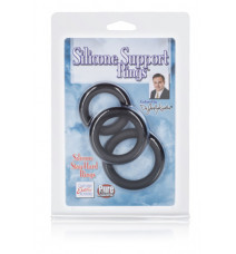 Набор из 3-х эрекционных колец Dr. Joel Kaplan Silicone Support Rings