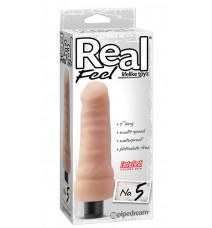 Водонепроницаемый вибратор Real Feel №5