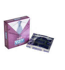 Презервативы ребристые Vizit Ribbed, 3 шт