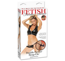 Страпон с гнущимся фаллосом POSABLE PARTNER STRAP-ON