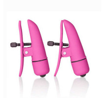 Зажимы на соски Nipple Play Nipplettes Pink с вибрацией