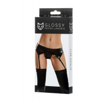 Пояс на шнуровке со съемными пажами и стрингами Glossy Almira Belt 