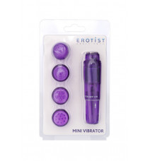 Мини вибратор Erotist с 5 насадками