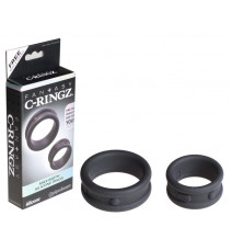 Два широких силиконовых кольца Max-Width Silicone Rings