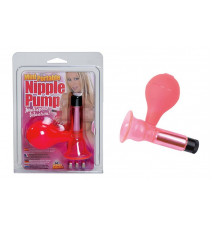 Вибро-помпа для сосков Nipple Pump (розовый )