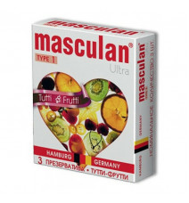 Презервативы Masculan Ultra тип 1 (тутти-фрутти), 3 шт.