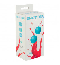 Вагинальные шарики без сцепки Emotions Lexy Large turquoise (3 см, голубые)