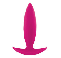 Малая силиконовая анальная пробка для ношения Inya Spade Small (10,3 см , ярко-розовый)