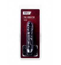 Вибратор Toyfa Black&Red с плеткой (6 режимов) черный