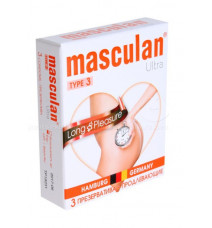 Презервативы Masculan ULTRA тип 3 ПРОДЛЕВАЮЩИЙ ЭФФЕКТ (3 шт.)