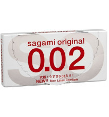 Презервативы Sagami Original 002, Полиуретановые 0,02 мм, - 2 шт.