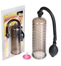 Вакуумная помпа для толстого пениса Ultra Flex Pump (20 см, дымчатый)