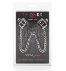 Зажимы на соски с уникальным дизайном в виде тисков Nipple Play Padded Vises