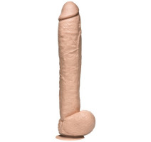 Фаллоимитатор реалистик 12 с мошонкой The Naturals - 12 Dong with Balls