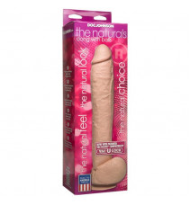 Фаллоимитатор реалистик 12 с мошонкой The Naturals - 12 Dong with Balls