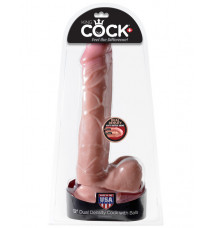 Реалистичный фаллос на присоске 12 '' Dual Density Cock with Balls
