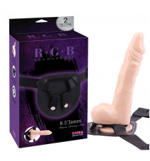 Страпон JAMES DEEN Strap-On 8.5 "
